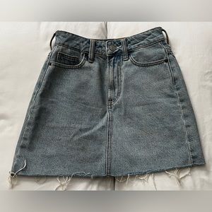 Pacsun Jean Mini Skirt
